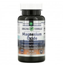 Amazing Nutrition, Magnesium Oxide, 500 mg, 90 Capsules