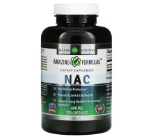 Amazing Nutrition, NAC, 600 мг, 250 капсул