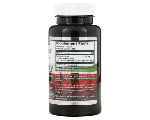 Amazing Nutrition, Tart Cherry, 1,000 mg, 120 Capsules Amazing Nutrition, Tart Cherry, 1,000 mg, 120 Capsules