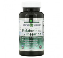 Аминокислоты Amazing Nutrition, Мелатонин с L-теанином, 10 мг, 120 таблеток