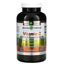 Amazing Nutrition, Vitamin C with Citrus Bioflavonoids & Rosehips, 250 Veggie Capsules