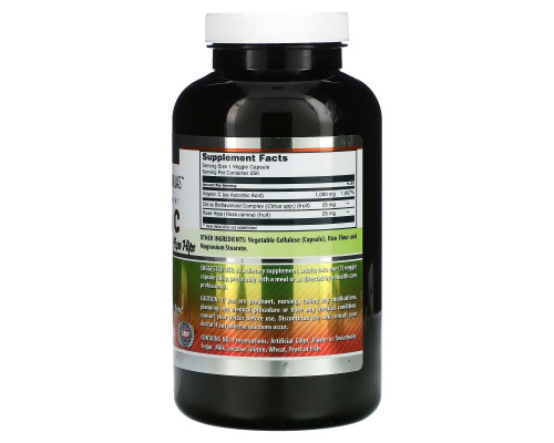 Amazing Nutrition, Vitamin C with Citrus Bioflavonoids & Rosehips, 250 Veggie Capsules Amazing Nutrition, Vitamin C with Citrus Bioflavonoids & Rosehips, 250 Veggie Capsules