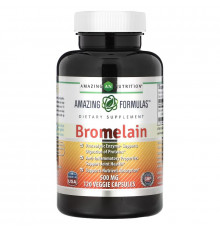 Amazing Nutrition, Bromelain, 500 mg, 120 Veggie Capsules
