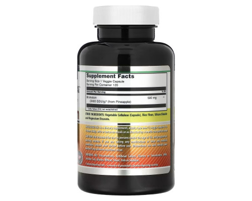 Amazing Nutrition, Bromelain, 500 mg, 120 Veggie Capsules Amazing Nutrition, Bromelain, 500 mg, 120 Veggie Capsules