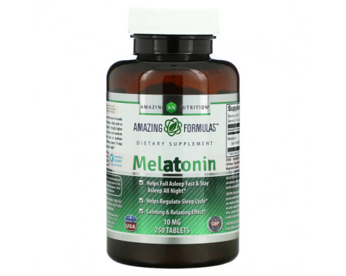 БАДы Melatonin, 10 mg, 250 Tablets БАДы Melatonin, 10 mg, 250 Tablets