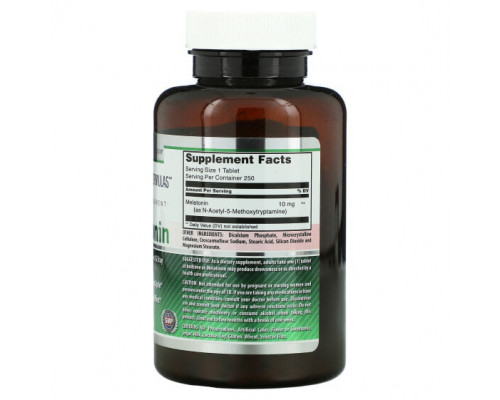 БАДы Melatonin, 10 mg, 250 Tablets БАДы Melatonin, 10 mg, 250 Tablets