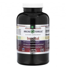 Витамины группы B Amazing Nutrition, Инозитол, 1000 мг, 250 таблеток