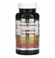 Amazing Nutrition, Quercetin Berberine, 500 mg, 90 Veggie Capsules