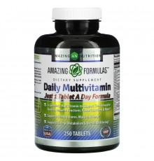 Amazing Nutrition, Daily Multivitamin, 250 Tablets