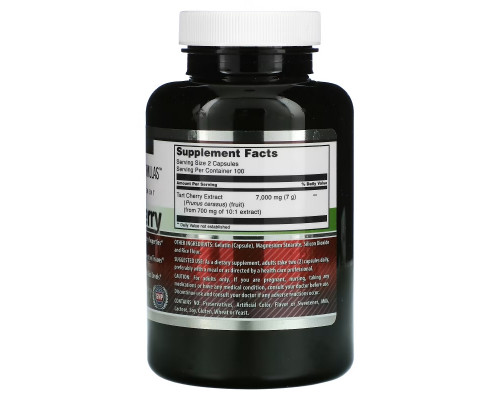 Amazing Nutrition, Tart Cherry, 3,500 mg, 200 Capsules Amazing Nutrition, Tart Cherry, 3,500 mg, 200 Capsules