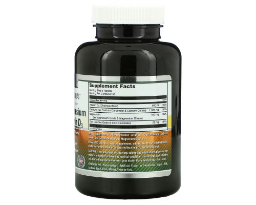 Amazing Nutrition, Calcium Magnesium Zinc + Vitamin D3, 150 Tablets Amazing Nutrition, Calcium Magnesium Zinc + Vitamin D3, 150 Tablets