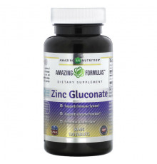Цинк Amazing Nutrition, глюконат цинка, 50 мг, 120 таблеток
