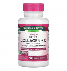 Nature's Truth, Ultra Collagen + C, 3,000 mg , 90 Coated Caplets