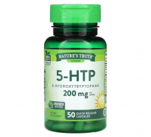 Для похудения и контроля веса Nature's Truth, 5-HTP, 100 мг, 50 капсул быстрого высвобождения