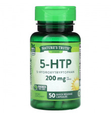 Для похудения и контроля веса Nature's Truth, 5-HTP, 100 мг, 50 капсул быстрого высвобождения