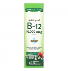 Nature's Truth, Sublingual B-12, Natural Berry, 10,000 mcg, 2 fl oz (59 ml)