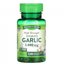 Nature's Truth, High Strength Odorless Garlic, 1,200 mg, 120 Quick Release Softgels