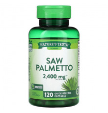 Мужское здоровье Nature's Truth, Saw Palmeto, 1200 мг, 120 капсул с быстрым высвобождением