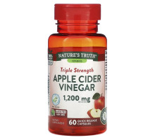 Nature's Truth, Triple Strength Apple Cider Vinegar, 600 mg, 60 Quick Release Capsules
