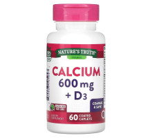 Nature's Truth, Calcium + D3, 60 Coated Caplets