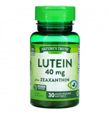 Nature's Truth, Lutein, Plus Zeaxanthin, 40 mg, 30 Quick Release Softgels