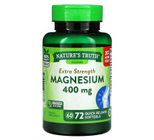 Nature's Truth, Extra Strength Magnesium, 400 mg, 72 Quick Release Softgels