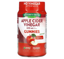 Nature's Truth, Apple Cider Vinegar, Natural Apple, 200 mg, 75 Vegan Gummies