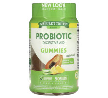 Nature's Truth, Digestive Aid Gummies, Natural Tropical, 50 Vegan Gummies