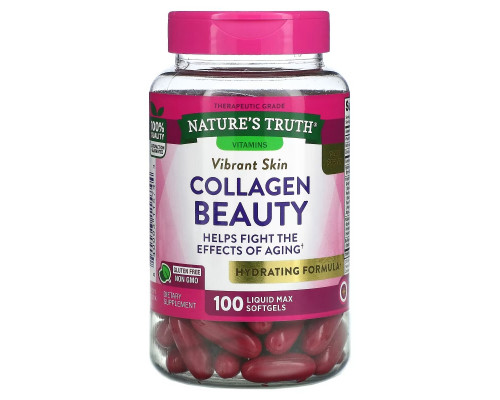 Nature's Truth, Collagen Beauty, 100 Liquid Max Softgels Nature's Truth, Collagen Beauty, 100 Liquid Max Softgels