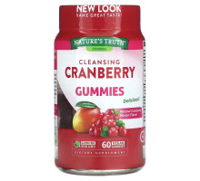 Nature's Truth, Cleansing Cranberry Gummies, Natural Cranberry Mango, 60 Vegan Gummies