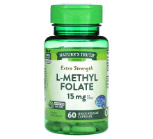 Nature's Truth, Extra Strength L-Methyl Folate, 7.5 mg, 60 Quick Release Capsules