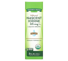 Nature's Truth, Vitamins, Nascent Iodine, Liquid Drops, Unflavored, 325 mcg, 2 fl oz (59 ml)