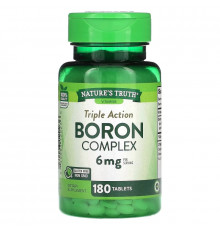 Nature's Truth, Triple Action Boron Complex, 3 mg, 180 Tablets