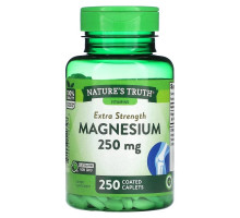 Nature's Truth, Magnesium, Extra Strength, 250 mg, 250 Coated Caplets