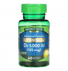 Nature's Truth, Liposomal D3, Advanced Formula, 125 mcg (5,000 IU), 60 Quick Release Softgels