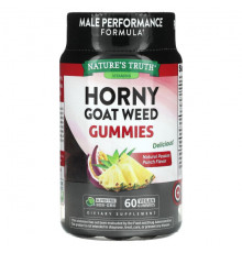 Мужское здоровье Horny Goat Weed, Passion Punch, 60 Vegan Gummies