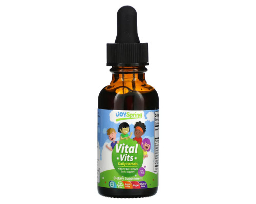 JoySpring, Vital Vits, Daily Herbals, 1 жидкая унция (30 мл) JoySpring, Vital Vits, Daily Herbals, 1 жидкая унция (30 мл)