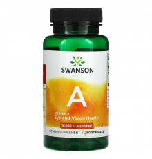 Swanson, Vitamin A, 10,000 IU, 250 Softgels