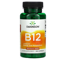 Swanson, Vitamin B12, 500 mcg, 260 Capsules