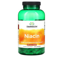 Swanson, Niacin, 500 mg, 250 Capsules