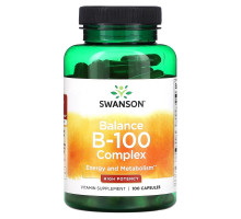 Swanson, Balance B-100 Complex, High Potency, 100 Capsules