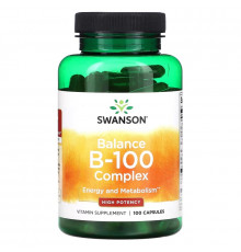 Swanson, Balance B-100 Complex, High Potency, 100 Capsules