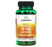 Swanson, Balance B-50 Complex, 100 Capsules