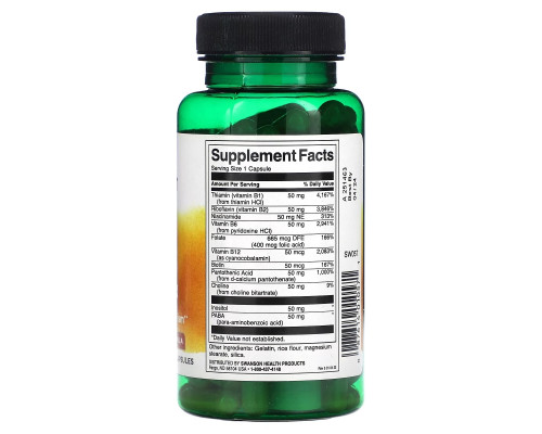 Swanson, Balance B-50 Complex, 100 Capsules Swanson, Balance B-50 Complex, 100 Capsules