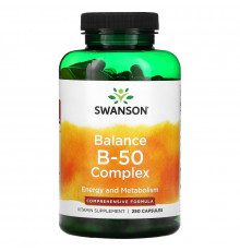 Swanson, Balance B-50 Complex, 250 Capsules