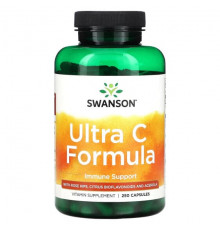Витамин C Swanson, Ultra C Formula, 250 капсул