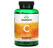Swanson, Vitamin C With Rose Hips, 500 mg, 250 Capsules