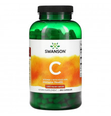 Swanson, Vitamin C with Rose Hips, 1,000 mg, 250 Capsules