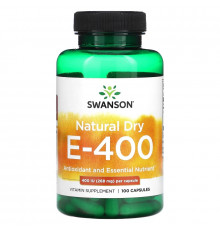 Swanson, Natural Dry E-400, 268 mg (400 IU), 100 Capsules