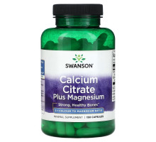 Swanson, Calcium Citrate Plus Magnesium, 150 Capsules